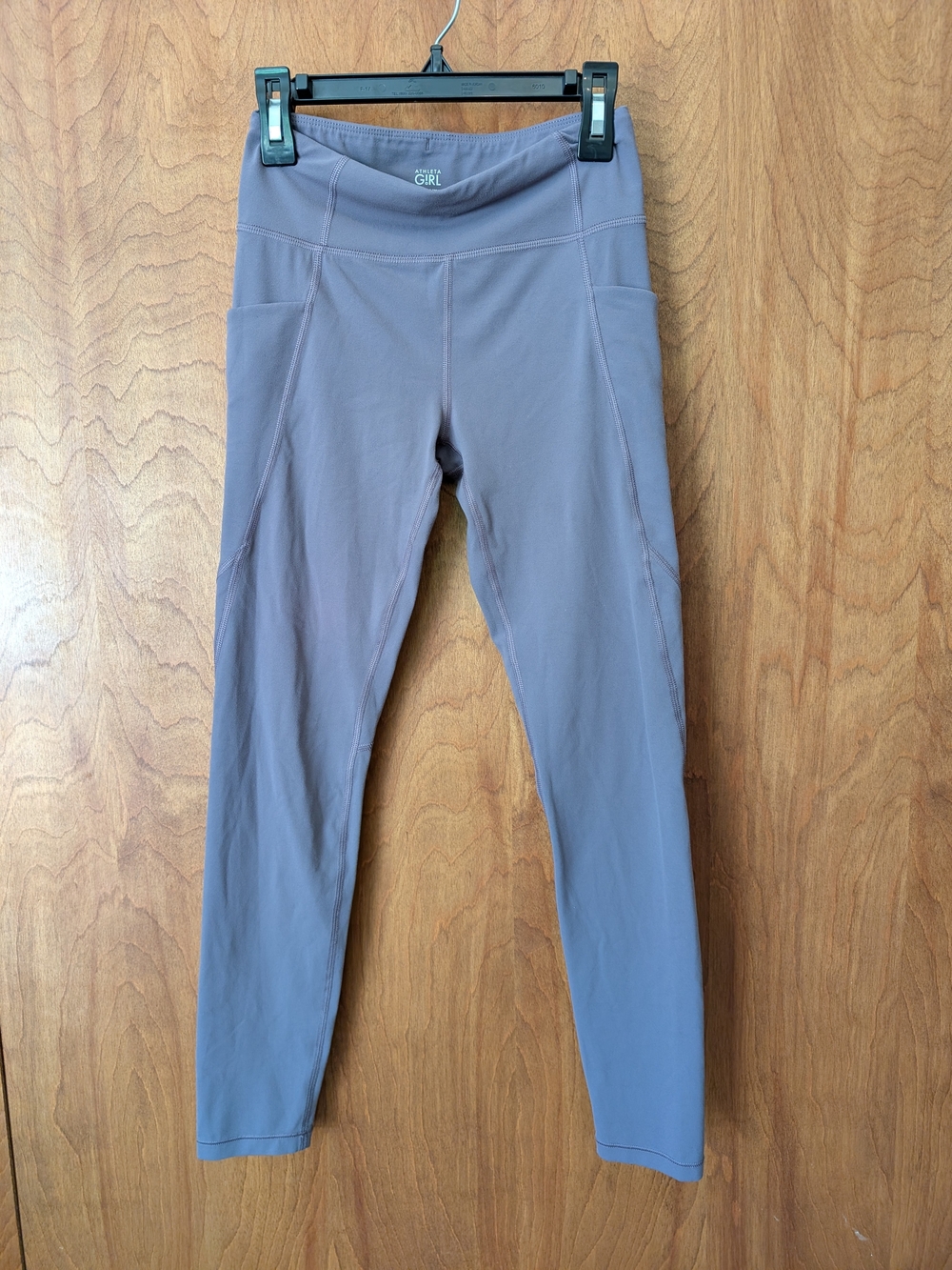 Athleta Girl High-Rise Stash Your Treasures Tight Lavender Grey L/12
